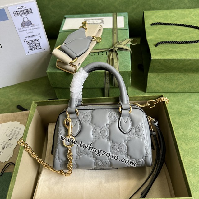 gucci專櫃新款原單手提斜挎手袋 古馳matelassé皮革鏈條肩背包 jcp1900